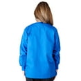 thumbnail image 5 of M&M SCRUBS Women's Scrub Jacket Warm Up Lightweight Medical Scrub Jacket - Pack of 6 Set (True Royal Blue, Large), 5 of 6