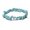 Blue Turquoise, variant on Natural Gemstone Chip Beads Stretchy Bracelet Chakra Stone Reiki Healing Jewelry-Moss Agate