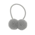 thumbnail image 4 of Unique Bargains 1 Pc Children Pompon Hair Elastic Band Gray, 4 of 5