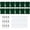 Green, variant on Pack Of 12 Fabric Curtain Weights Seal Sandbags with Secure Metal Clip for Outdoor Blow Weather Use