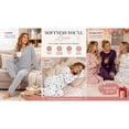 thumbnail image 4 of UVN Womens Velvet Pajamas Sets Winter 2 Piece Outfits Ladies Fleece Long Sleeve Sleepwear with Pockets, 4 of 8