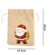 thumbnail image 2 of 20x14cm 5D DIY diamante pintura Navidad lino bolsa de regalo dibujos animados para decoración del hogar, 2 of 7