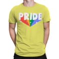 thumbnail image 2 of Vibrant Pride Celebration Heart Men's T-shirt, 2 of 3