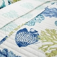 thumbnail image 2 of Lush Decor Coastal Reef Cotton Reversible Quilt, Full/Queen, Navy/Blue, 3-Pc Set, 2 of 4
