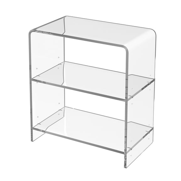 Butler Specialty Company Crystal Clear 2 Shelf Acrylic Bookcase - Clear