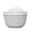 White, variant on Self Watering Hanging Flower Pot Wall Planter – 8.3 x 4.7 x 5.3in Outdoor Indoor Garden Basket with Hooks()