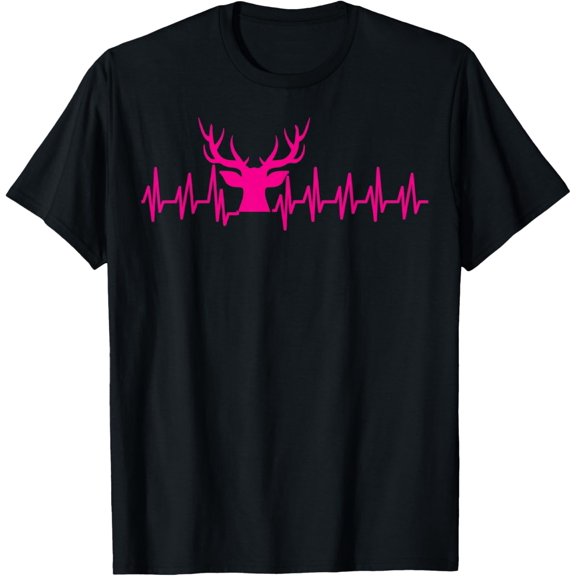 t-shirt Hunter Hunting Hunt Deer Hunting Buck Elk Antlers Girl Women T-Shirt mens,black,women,funny,journey,Crew Neck, Short Sleeve,printing