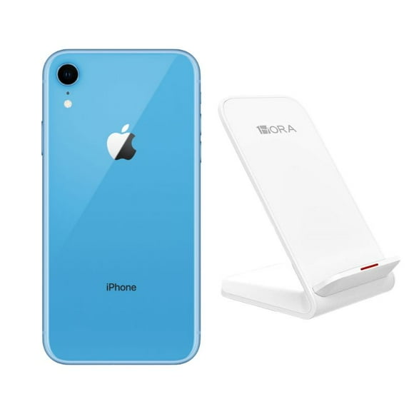 Celular iPhone XR Reacondicionado 64GB Azul + Base Cargador