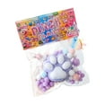 thumbnail image 3 of Juguete de peluche con forma de pata para apretar a mano, pequeño y lindo, ideal para rellenar bolsas de regalos de fiesta. violeta, 3 of 9