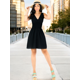 thumbnail image 2 of Vestido Casuale Unitalla Mujer Vestido Corto Midi Outfit Casual, 2 of 5