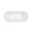 thumbnail image 4 of Clovis 60x28.74" High Gloss Modern Acrylic Plastic Freestanding Bathtub in White, 4 of 7