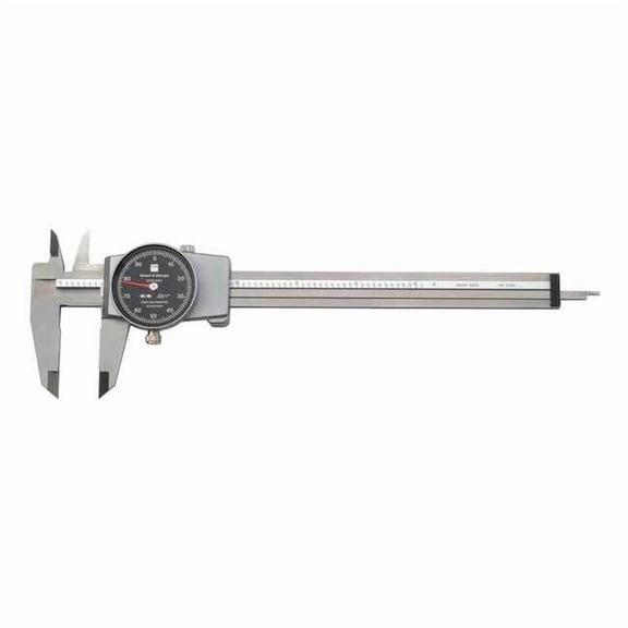 Tesa Brown & Sharpe Dial Caliper,6 In,0.001 In Grad,Black 599-579-5