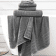 thumbnail image 4 of Casa Platino Juego de Toallas de 12 Piezas, 4 Toallas de Baño de 30x60 Pulgadas, 4 Toallas de Mano y 4 Paños, Toallas de Baño de Algodón Altamente Absorbentes - Ltimo Gris, 4 of 8