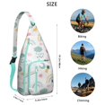 thumbnail image 3 of Small Sling Bag Lightweight Crossbody Backpack Gym Sports Travel Hiking Daypack Chest Bag Small Backpack for Women Men, 3 of 4