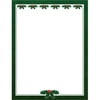 JAM Paper 8-1/2" x 11 Holiday Letterhead Paper, Green Holly Design, 100pk