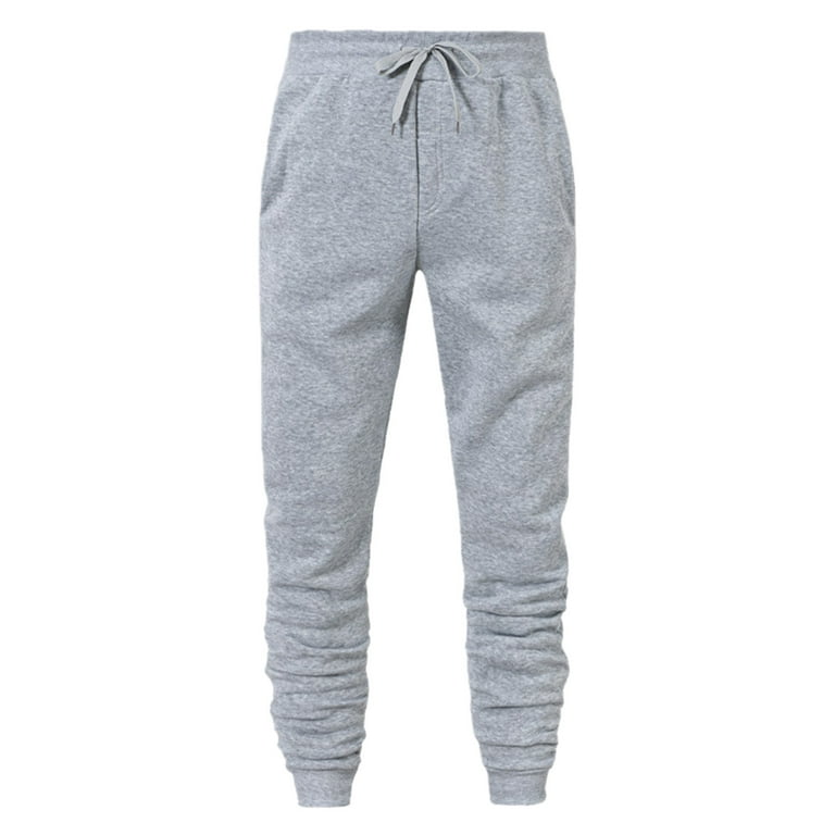 WANYNG suits for men Leisure Solid Color Zipper Sweater Pants