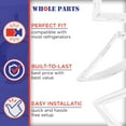 thumbnail image 4 of Whole Parts Refrigerator Freezer Door Gasket Part# WP61004009 - Replacement and Compatible with Some Maytag, Amana, Crosley, Admiral, Jenn Air, GE and Whirlpool Refrigerators, 4 of 7