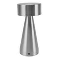 thumbnail image 1 of LED Cordless Table Lamp, 3 Color Stepless Dimming LED Portable Modern Metal Nightstand Desk Lamp Touch Control Rechargeable Bedside Lamp Night Light For Bedroom, Kids Nursery, 1 of 8