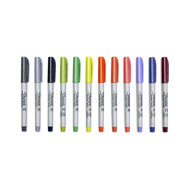 18pk YueCai Fine Point Permanent Markers Assorted Colors. Lot Of 3