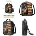 thumbnail image 7 of Kuiaobaty Deer American Flag Pattern Backpack School Bags for Boys Girls Kids, 3 Pcs Bookbag Backpacks for Elementary Middle High school Student, Bookbag Set with Lunch Bag and Pencil Case, 7 of 7
