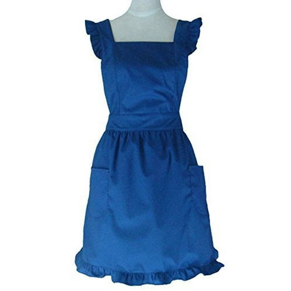 Hyzrz Cute Lovely Cotton Retro Kitchen Cooking Aprons for Women Girls Vintage