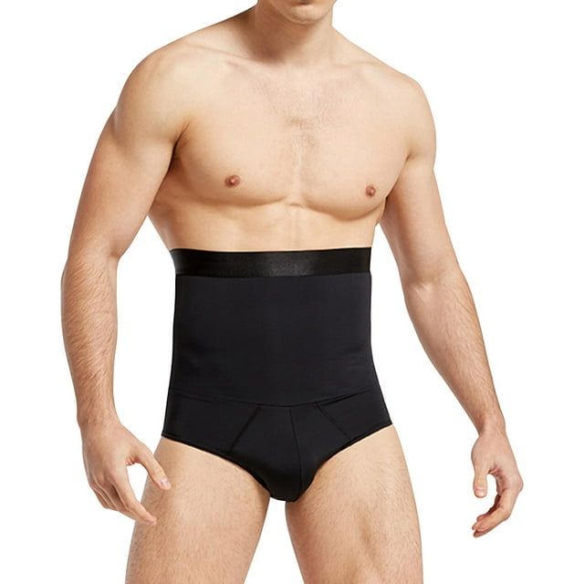 Qarigey Ropa interior de hombre Entrenador de cintura Corsé Calzoncillos Body Shapewear Ropa interior Negro SG Qarigey AP001430-03