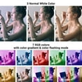 thumbnail image 2 of Yescom 7" LED Ring Light Electric RGB Warm/Cool White with Desktop Stand for Makeup Live, 2 of 11