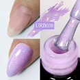 thumbnail image 1 of UR SUGAR Aurora-Gel de goma para uñas, efecto perla iridiscente, espejo metálico, manicura, Soak Off, UV LED, No Wipe Top Coat Base, 1 of 4