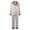 Grey, variant on Duqingm Holiday Pajamas Matching Family Christmas Pajamas Set, Silk Satin Long Sleeve Button Down Comfy Loungewear for Couples, Men, Women Grey,XL