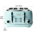thumbnail image 3 of Haden Heritage Toaster, Kettle, Coffee Maker, Microwave, & Blender Set,Blue, 3 of 12