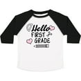 thumbnail image 3 of Inktastic Hello 1st Grade with Hearts and School Supplies Boys or Girls Toddler T-Shirt, 3 of 5