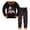Black-C, variant on Miaoju Cotton Halloween Pajamas Set Ghost Print Long Sleeve Family Easter Outfits Matching Sets Comfy 2 Piece Nightwear 2 Piece Outfits for