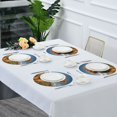 thumbnail image 7 of IAUYY Set of 4 Round Placemats for Dining Tables Heat-Resistant and Wear-Resistant DIY Printing Design Table Placemats，Applicable for Christmas Covered in B, 7 of 7
