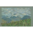 thumbnail image 2 of Arnold Peter Weisz-Kubínčan 14x11 Gold Ornate Wood Frame and Double Matted Museum Art Print Titled - Hilly Landscape (1935-1944), 2 of 4