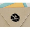 thumbnail image 4 of Printtoo Round Hello Autumn Rubber Stamp Self Inking Calligraphy Poster Stamper Envelope Seal Idea, 4 of 6