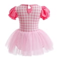 thumbnail image 5 of QEFJNO 3M-18M Baby Girls Princess Bodysuit Dress Infant Halloween Christmas Birthday Romper Tulle Dresses with Headband, 5 of 9