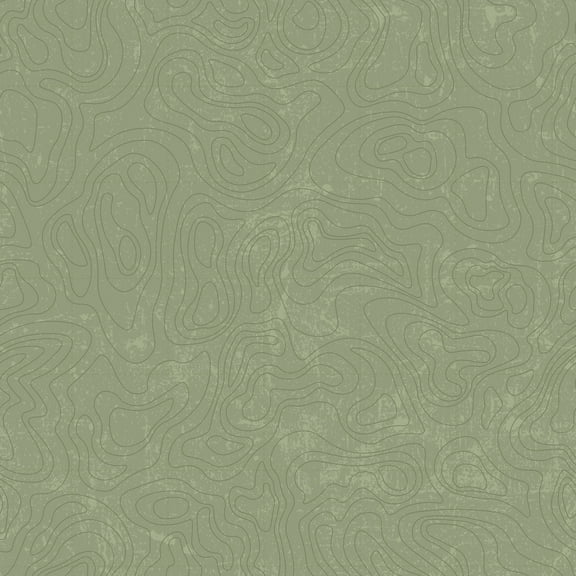 National Parks Topographic Green-1/4 yard