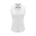thumbnail image 4 of Womens Tops Clothing T Shirts for Women Women's Sleeveless Shirts Zip Up Tennis Running Tank Tops Shirts For Women Apparel Clothes Summer Tops for Women 2026 Womens Blouses, 4 of 4