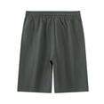 thumbnail image 2 of toraway Men's Solid Color Sports Casual Shorts Loose Fitting Running Training Jogging Capris XXL, 2 of 3