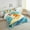 Blue Yellow Orange, variant on Erosebridal Yellow Corgi Bedding Twin Comforter Set,Ocean Surfing Down Comforter,Kawaii Cartoon Bedding Sets Twin With Comforter,Breathable Animal Bedroom Decorative,Reversible,2-Piece