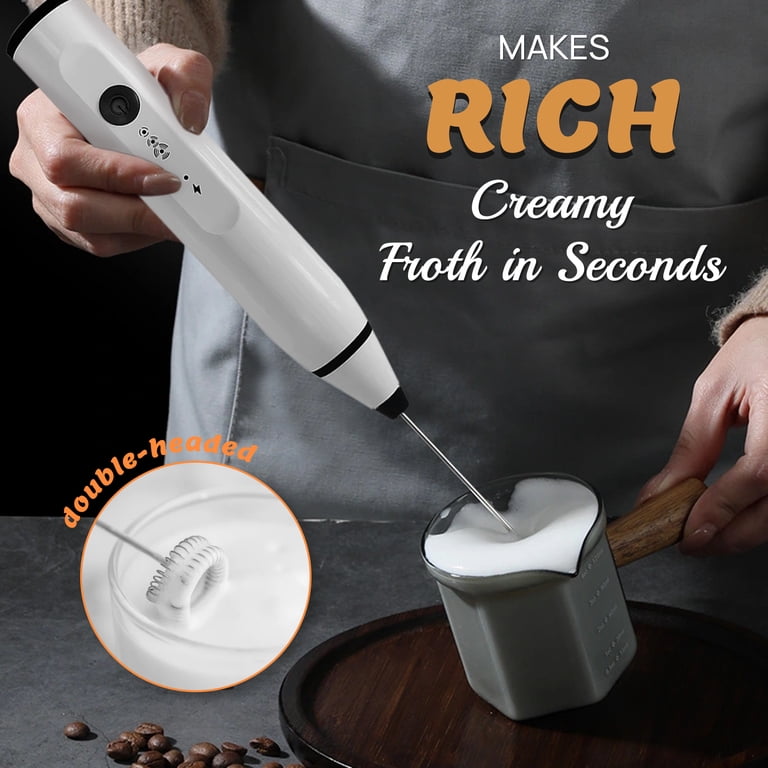 Agcan Rechargeable Handheld Milk Frother, 3 Speeds photo 8