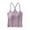 Pink, variant on fatyb Women's Tank Top with Built-In Bra Crop Padded Workout Yoga Tops Slim Spaghetti Strap Camisole