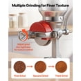 thumbnail image 4 of VEVOR Manual Grain Mill with High Hopper, Hand-Crank Corn Grinder, Heavy Duty Cast Iron Wheat Grinding Mill with Stable Table Clamp & Dust Cover for Grains Spices Coffee Beans Nuts, 4 of 10