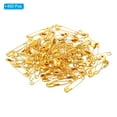 thumbnail image 3 of Uxcell Safety Pins 0.75 Inch Nickle Plated Small Sewing Pins Gold Tone 400Pcs, 3 of 5