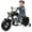 black, variant on 36V Electric Off-Road Motorcycle for Teens, 350W Brushless Dirt Bike with 16.5mph Speed, Music, Spring Suspension, Led Lights, and Leather Seat,Max Load 176lbs