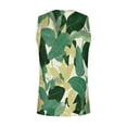 thumbnail image 5 of Camiseta sin mangas de cuello redondo para hombre, ropa deportiva para el hogar, pijamas, camiseta de color liso, blusa deportiva de poliéster para hombre, 5 of 5