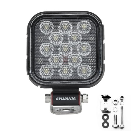 Sylvania Rugged 4 Inch Cube LED Light Pod Flood 2100 Lumens, 1 pack
