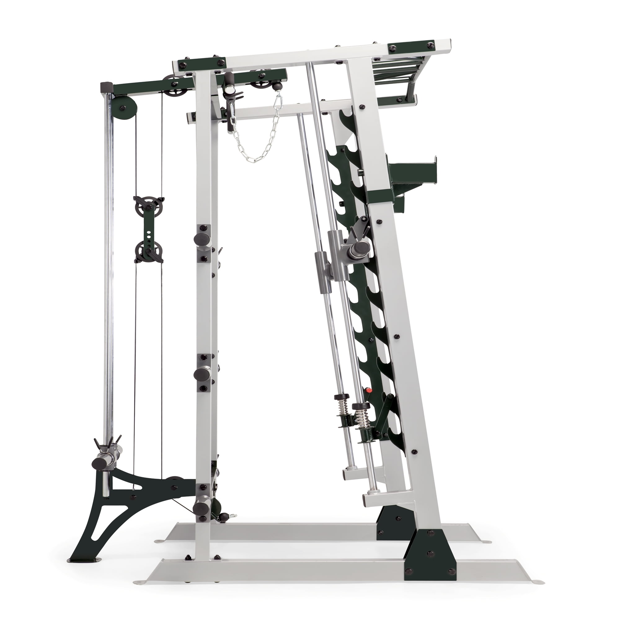 Marcy Deluxe Cage with Smith Machine, Olympic Rack, and Cable Pulley System with 600lb. Capacity