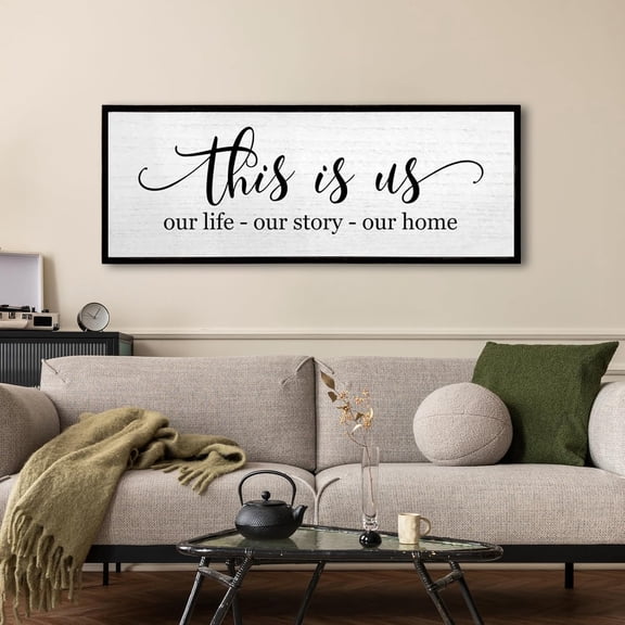 Cskhip This Is Us Rustic Wood Signs Pantry Street Signs Vintage Wood Plaque Farmhouse Wall Art Wall Decor for Home Man Cave Door Porch Garden Party 4" x 16"