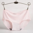 thumbnail image 1 of Ropa interior de seda de hielo para mujer, sin costuras, de una pieza, transpirable, de cintura media, sexy, bragas para mujer, 1 of 5